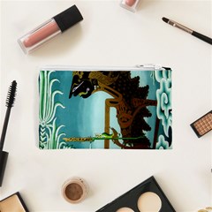 Lukisan Wayang Kulit Cosmetic Bag (XS) from ArtsNow.com Back