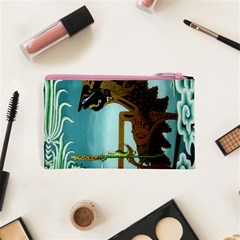 Lukisan Wayang Kulit Cosmetic Bag (XS) from ArtsNow.com Back