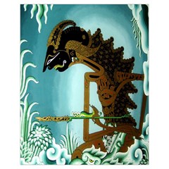Lukisan Wayang Kulit Drawstring Pouch (XL) from ArtsNow.com Front