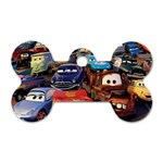 Rali Car,mc Queen Dog Tag Bone (Two Sides)