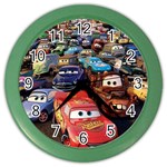 Rali Car,mc Queen Color Wall Clock