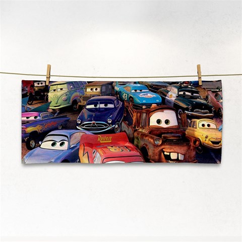 Rali Car,mc Queen Hand Towel from ArtsNow.com Front