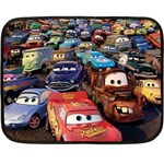 Rali Car,mc Queen Double Sided Fleece Blanket (Mini)