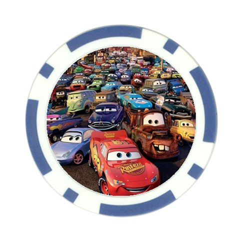 Rali Car,mc Queen Poker Chip Card Guard (10 pack) from ArtsNow.com Back