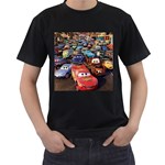Rali Car,mc Queen Men s T-Shirt (Black)