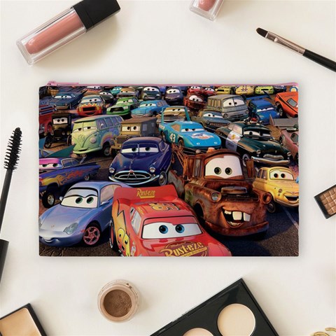 Rali Car,mc Queen Cosmetic Bag (Large) from ArtsNow.com Front