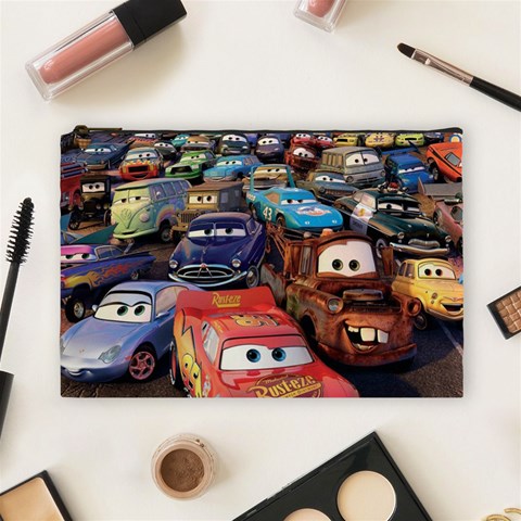 Rali Car,mc Queen Cosmetic Bag (Large) from ArtsNow.com Front