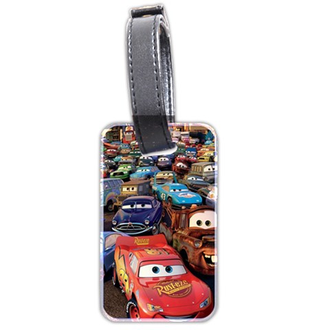 Rali Car,mc Queen Luggage Tag (two sides) from ArtsNow.com Back