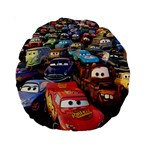 Rali Car,mc Queen Standard 15  Premium Round Cushion 