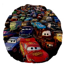 Rali Car,mc Queen Large 18  Premium Round Cushion  from ArtsNow.com Front