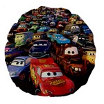 Rali Car,mc Queen Large 18  Premium Round Cushion 