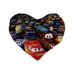 Rali Car,mc Queen Standard 16  Premium Heart Shape Cushion 