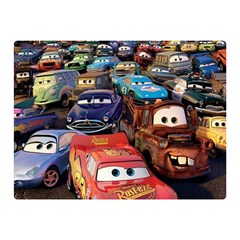 Rali Car,mc Queen Double Sided Flano Blanket (Mini) from ArtsNow.com 35 x27  Blanket Back