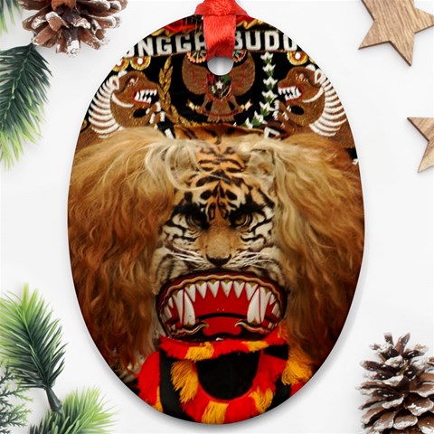 Reok Ornament (Oval) from ArtsNow.com Front