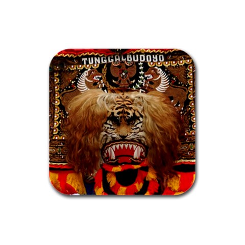 Reok Rubber Square Coaster (4 pack) from ArtsNow.com Front