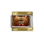 Reok Gold Trim Italian Charm (9mm)