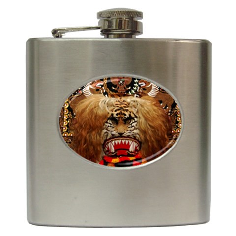 Reok Hip Flask (6 oz) from ArtsNow.com Front