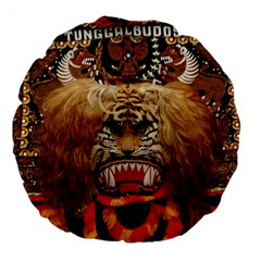 Reok Large 18  Premium Flano Round Cushion  from ArtsNow.com Back