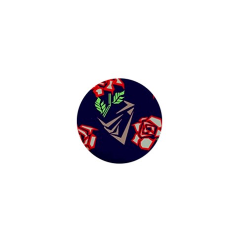 Terminator Roses 1  Mini Button from ArtsNow.com Front