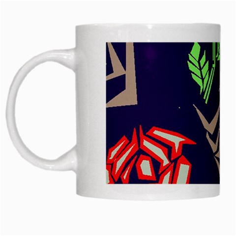Terminator Roses White Mug from ArtsNow.com Left