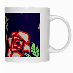 Terminator Roses White Mug from ArtsNow.com Right