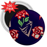 Terminator Roses 3  Magnet (100 pack)