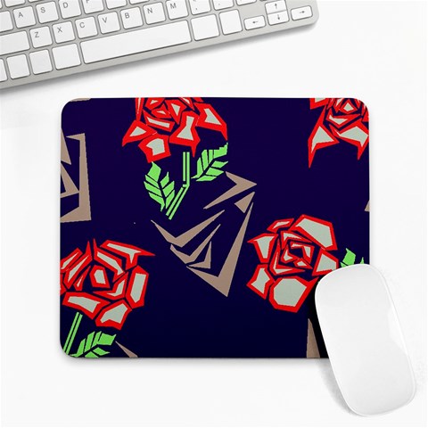 Terminator Roses Large Mousepad from ArtsNow.com Front