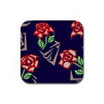 Terminator Roses Rubber Coaster (Square)
