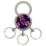 Terminator Roses 3-Ring Key Chain