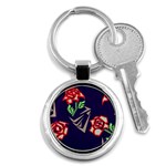 Terminator Roses Key Chain (Round)