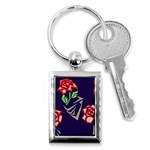Terminator Roses Key Chain (Rectangle)