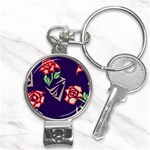 Terminator Roses Nail Clippers Key Chain