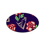Terminator Roses Sticker (Oval)