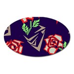 Terminator Roses Magnet (Oval)