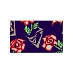 Terminator Roses Sticker Rectangular (100 pack)