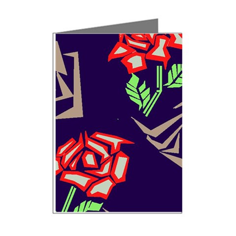Terminator Roses Mini Greeting Cards (Pkg of 8) from ArtsNow.com Right