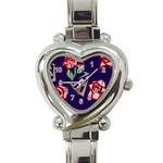 Terminator Roses Heart Italian Charm Watch