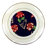 Terminator Roses Porcelain Plate