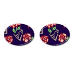 Terminator Roses Cufflinks (Oval)