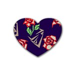 Terminator Roses Rubber Coaster (Heart)