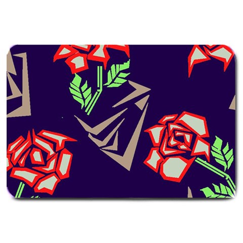 Terminator Roses Large Doormat from ArtsNow.com 30 x20  Door Mat