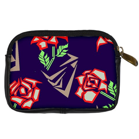 Terminator Roses Digital Camera Leather Case from ArtsNow.com Back