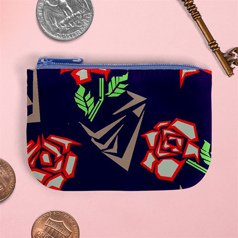 Terminator Roses Mini Coin Purse from ArtsNow.com Front