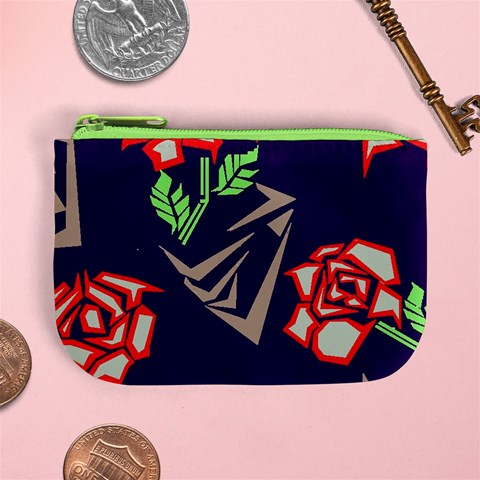 Terminator Roses Mini Coin Purse from ArtsNow.com Front
