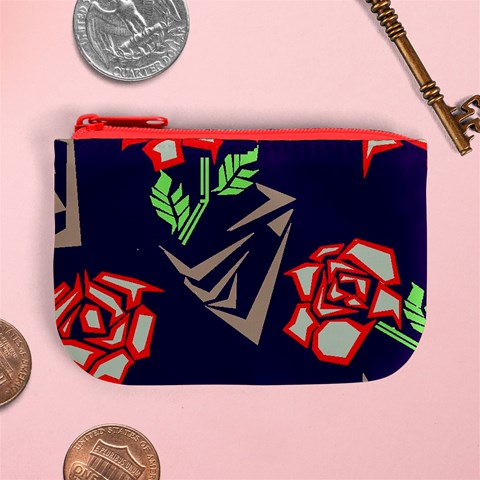 Terminator Roses Mini Coin Purse from ArtsNow.com Front