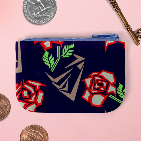 Terminator Roses Mini Coin Purse from ArtsNow.com Back