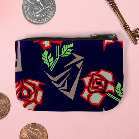 Terminator Roses Mini Coin Purse from ArtsNow.com Back