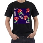 Terminator Roses Men s T-Shirt (Black)