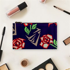 Terminator Roses Cosmetic Bag (Small) from ArtsNow.com Front