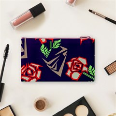 Terminator Roses Cosmetic Bag (Small) from ArtsNow.com Back